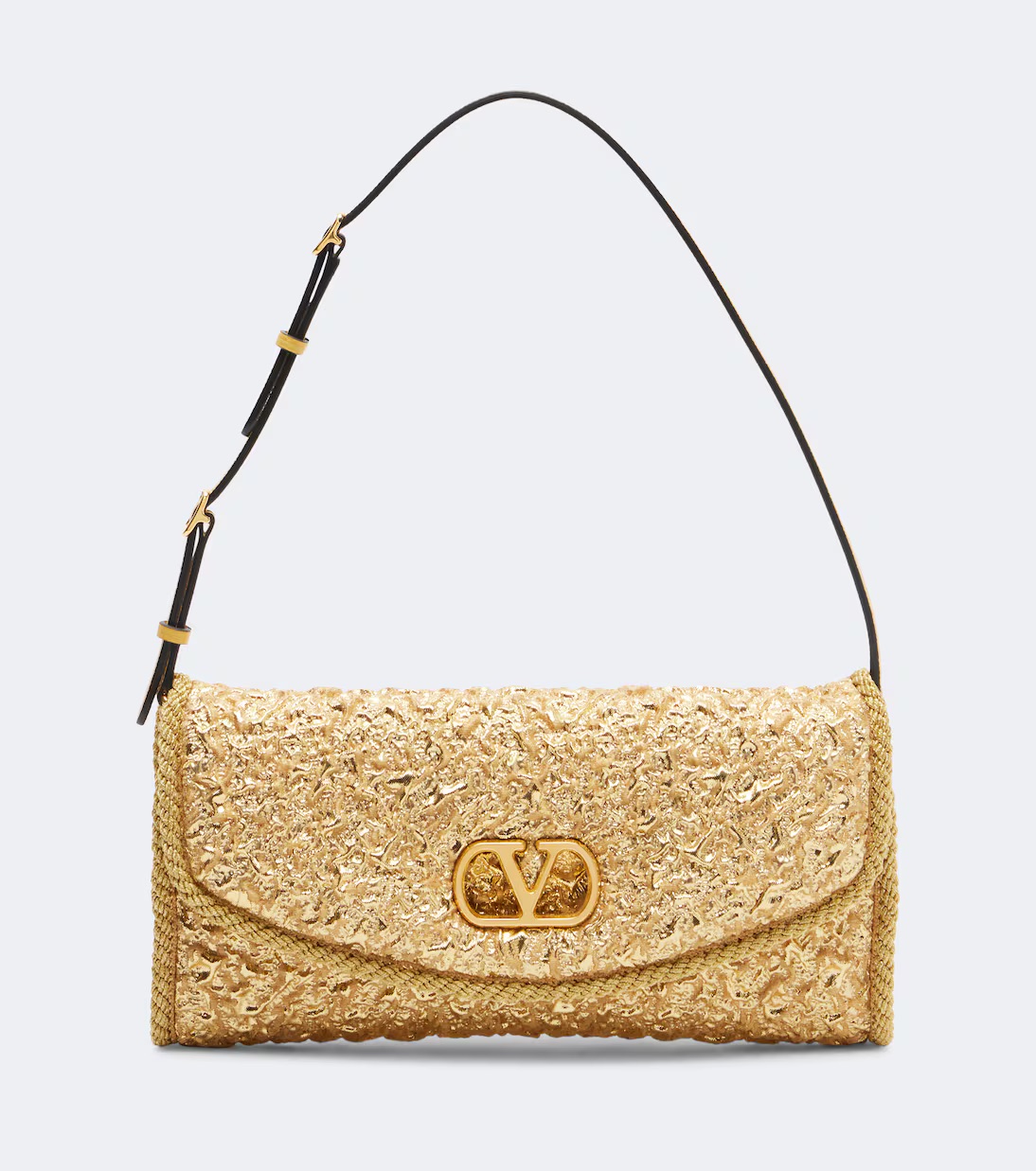 Valentino Garavani, DeVain Small Cloqu&amp;eacute; Jacquard Shoulder Bag