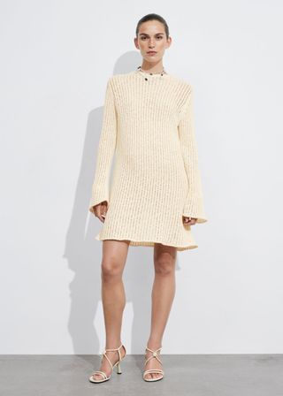 Rib-Knit Mini Dress