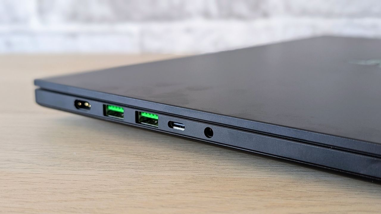 The Razer Blade 16 on a desk