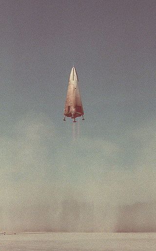 First Test Flight of the Delta Clipper-Experimental Advanced (DC-XA)