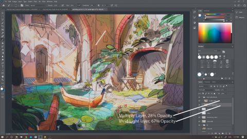 How to paint over a 3D environment | Creative Bloq