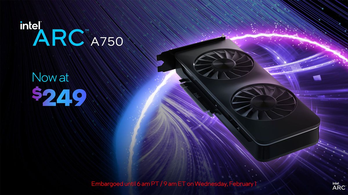 Intel Arc A750 January 2023 Update