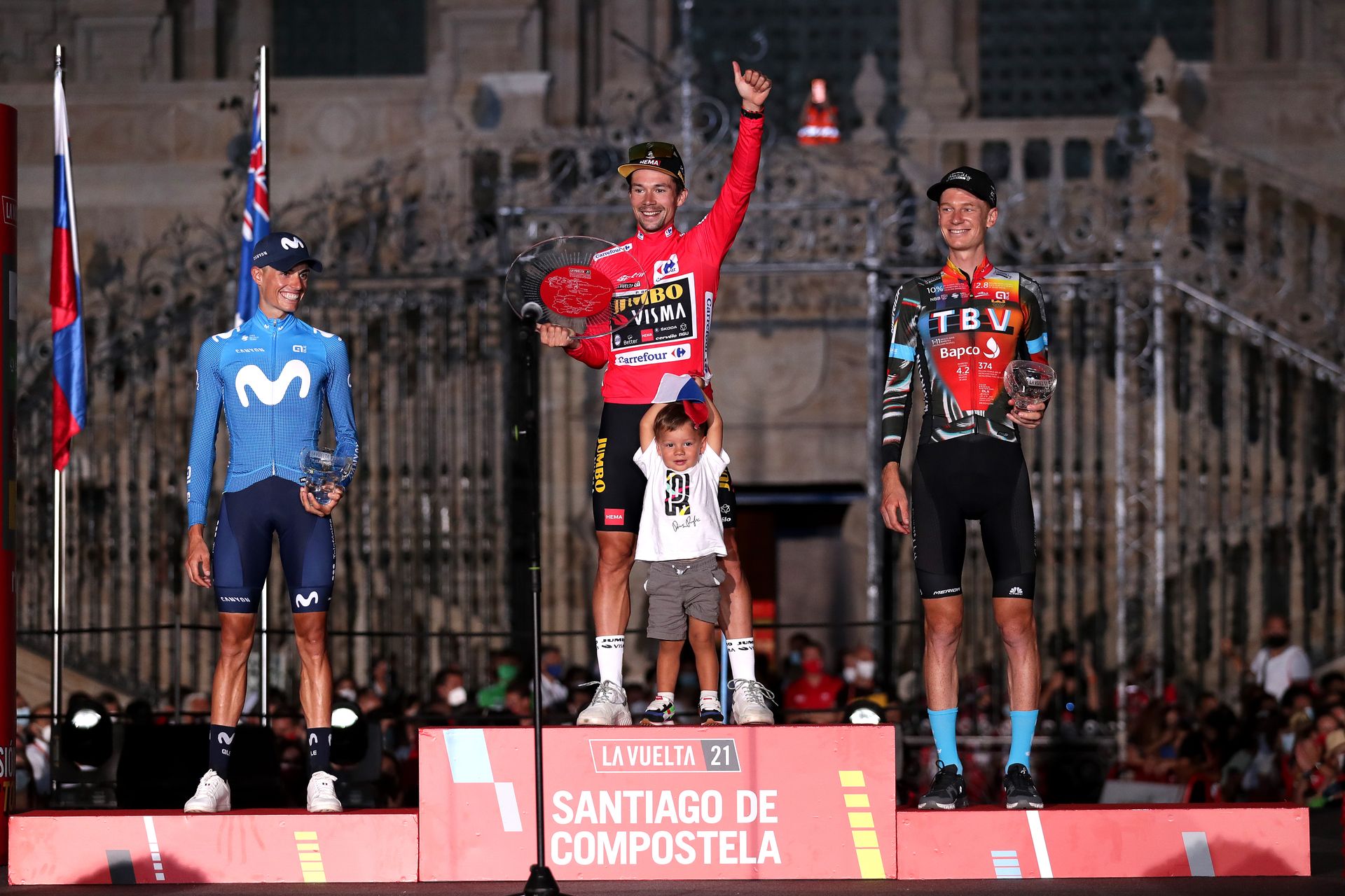 Vuelta a Espana 2021 podium