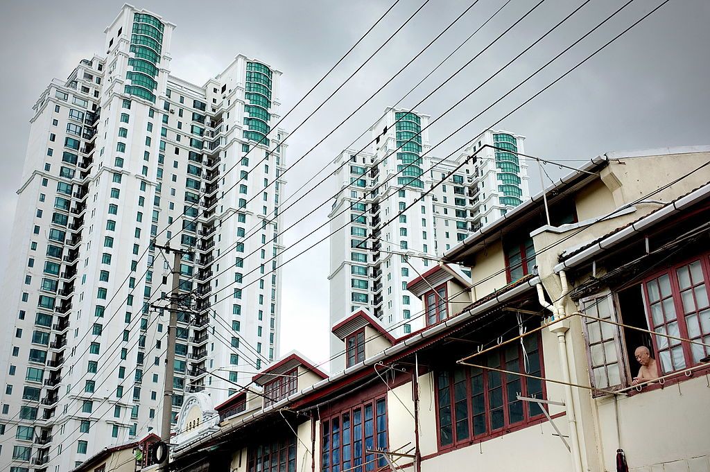 Residential apartments in Shanghai on September 1, 2010