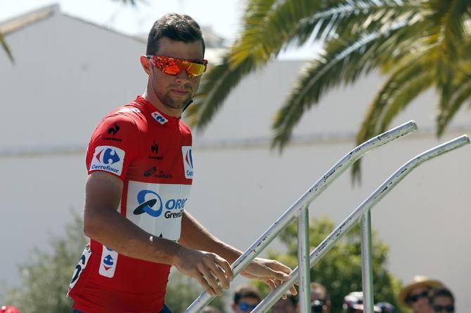Michael Matthews (Orica - GreenEdge) heads to the stage 4 sign in area