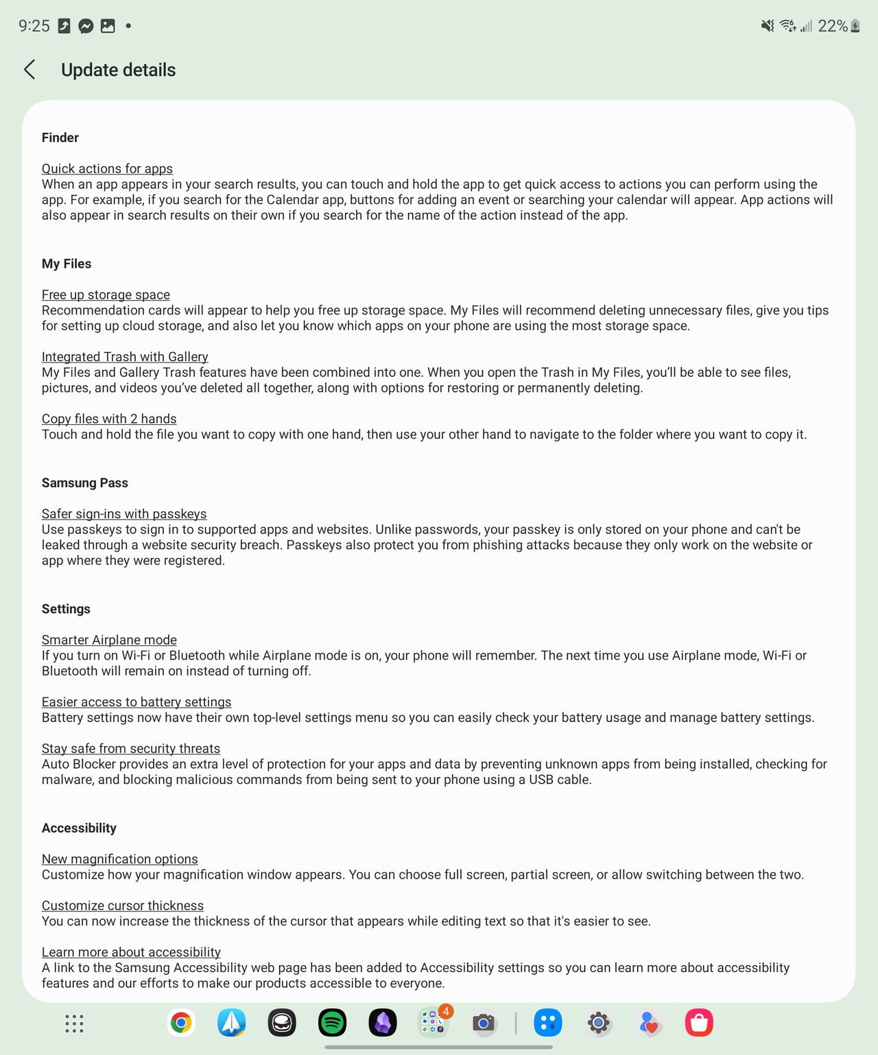 One UI 6 beta 1 changelog for Galaxy Z Fold 5