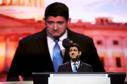 Paul Ryan used a football metaphor with the Texas delegation