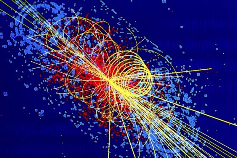 Higgs boson simulation.
