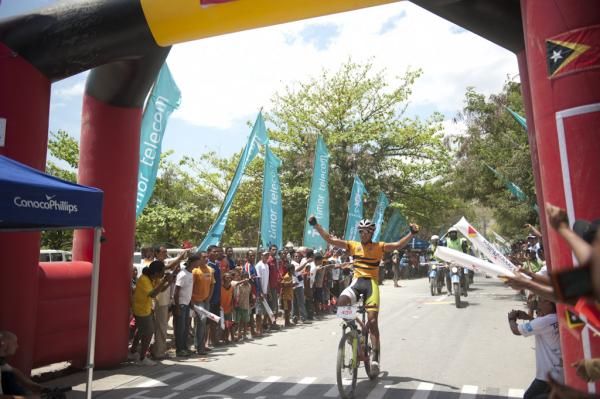 Muhammad Fauzan Ahmad Lutfi wins stage 5 of the Tour de Timor