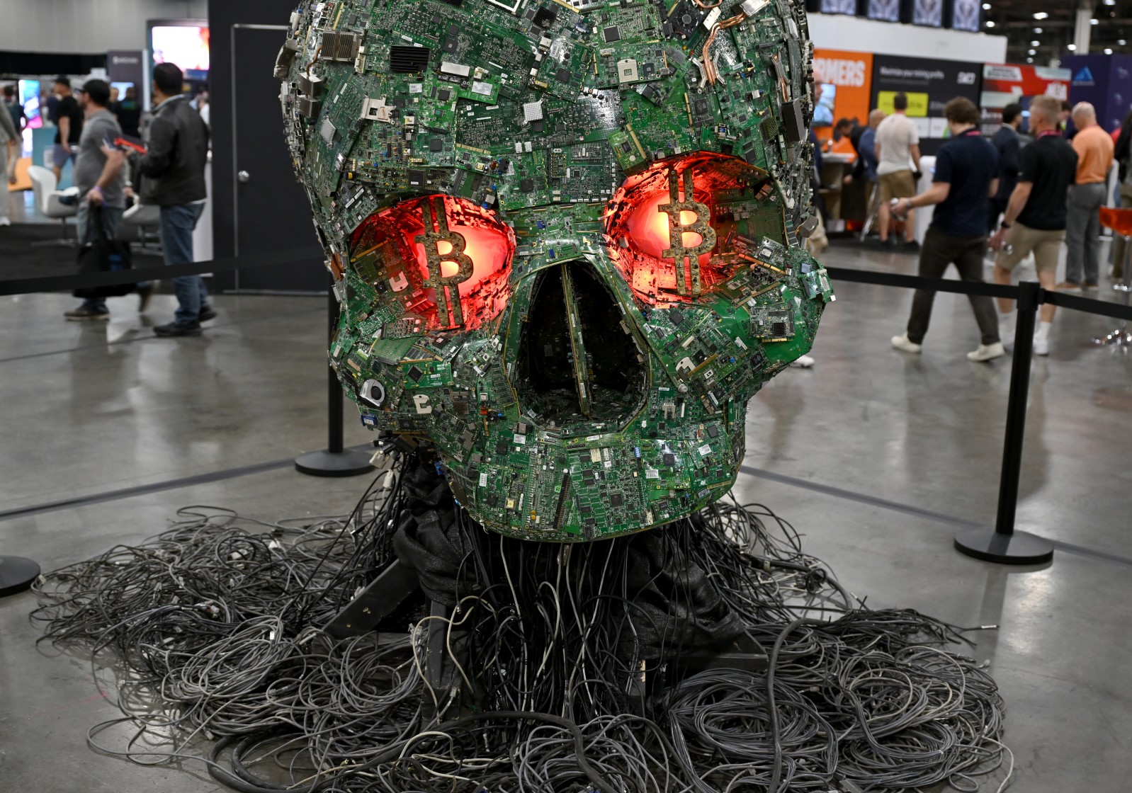 LAS VEGAS, NEVADA - MAY 28: A view from Bitcoin 2025 Conference, a premier event for cryptocurrency and blockchain enthusiasts, held in Las Vegas, Nevada, United States on May 28, 2025. The Bitcoin Conference is a platform for experts, investors and innovators to share knowledge, showcase projects, and network with like-minded individuals. 