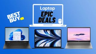 Best Buy Presidents Day sale laptops, HP Envy x360, MacBook Air, HP Chromebook Plus
