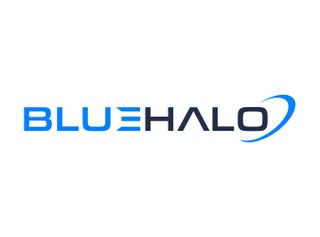 Bluehalo logo on a white background