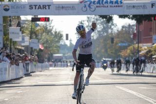 Robin Carpenter (L39ion of Los Angeles) takes victory on stage 5 of the Redlands Bicycle Classic
