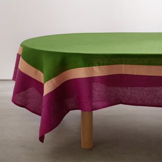 La Doublej Printed Linen Tablecloth