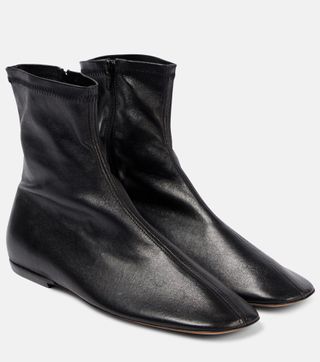 Glove Leather Ankle Boots