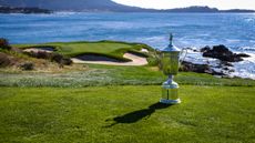 The US Open trophy