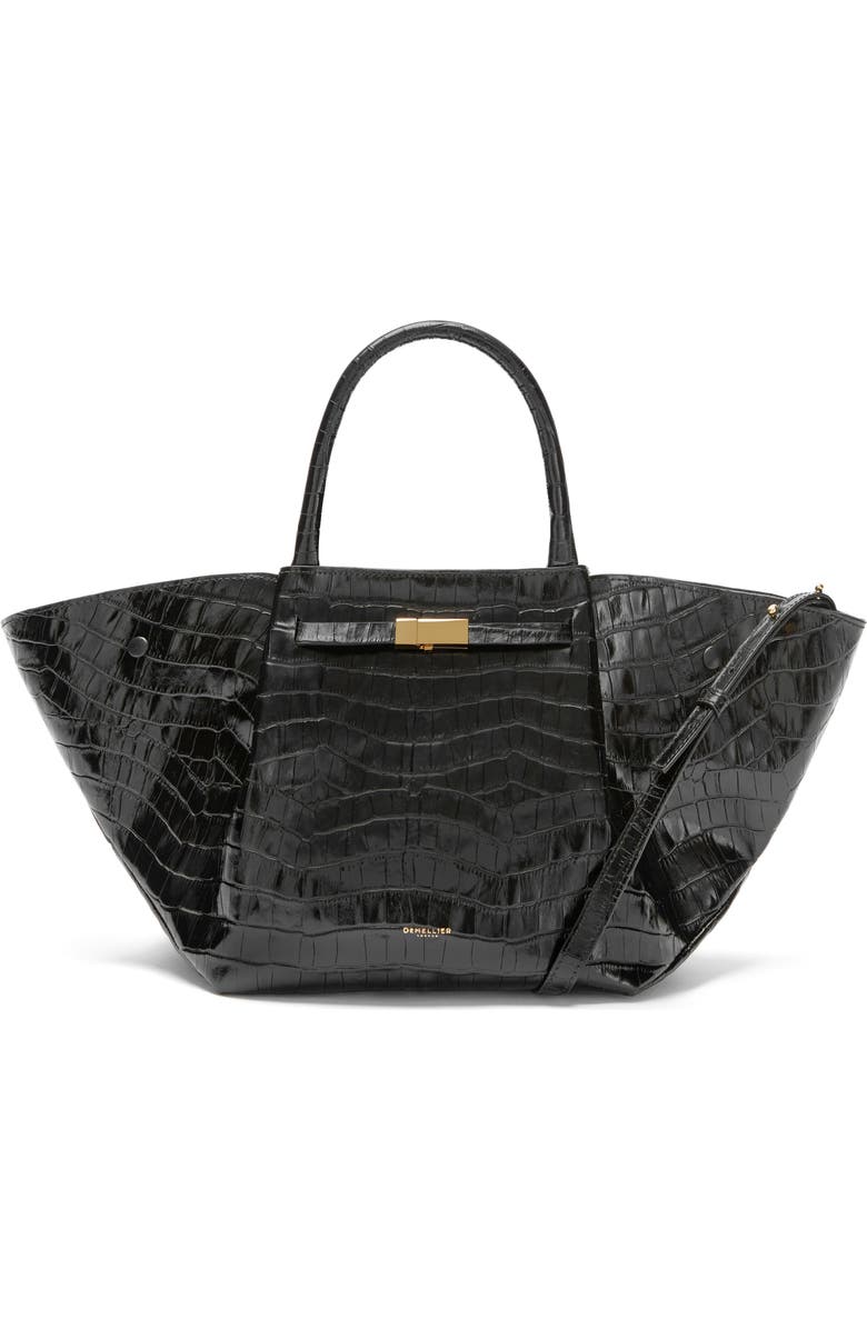 New York Leather East/west Midi Tote