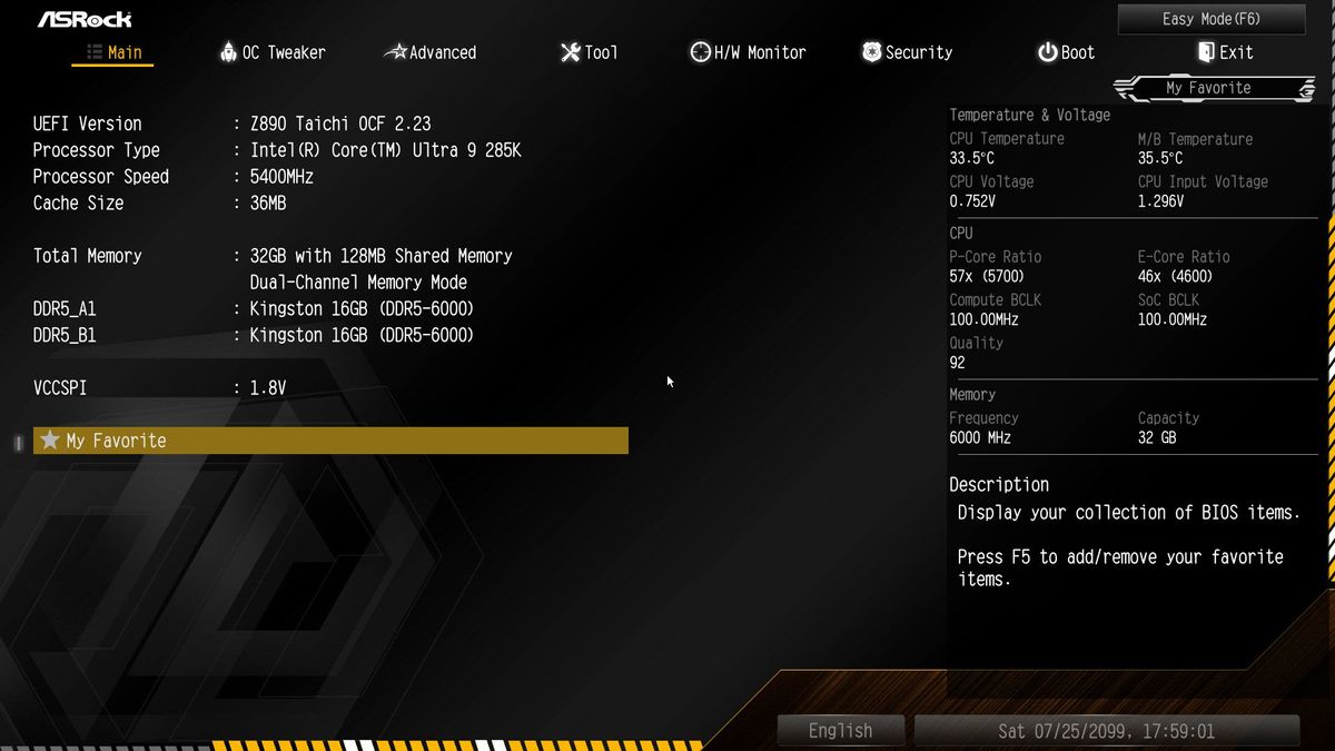 Firmware, Software and Test System - ASRock Z890 Taichi OCF Review