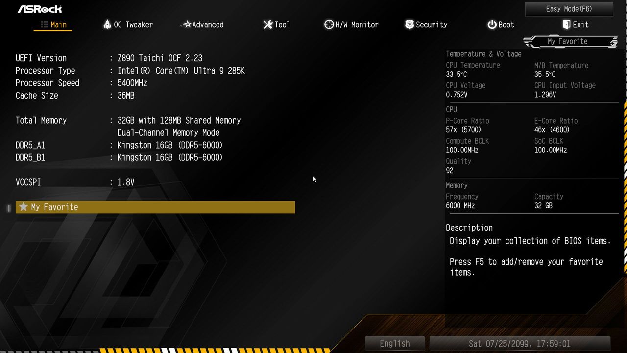 ASRock Z890 Taichi OCF