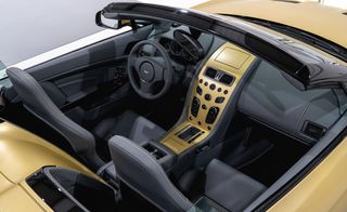 Interior of the Aston Martin Vantage V12 Zagato Roadster