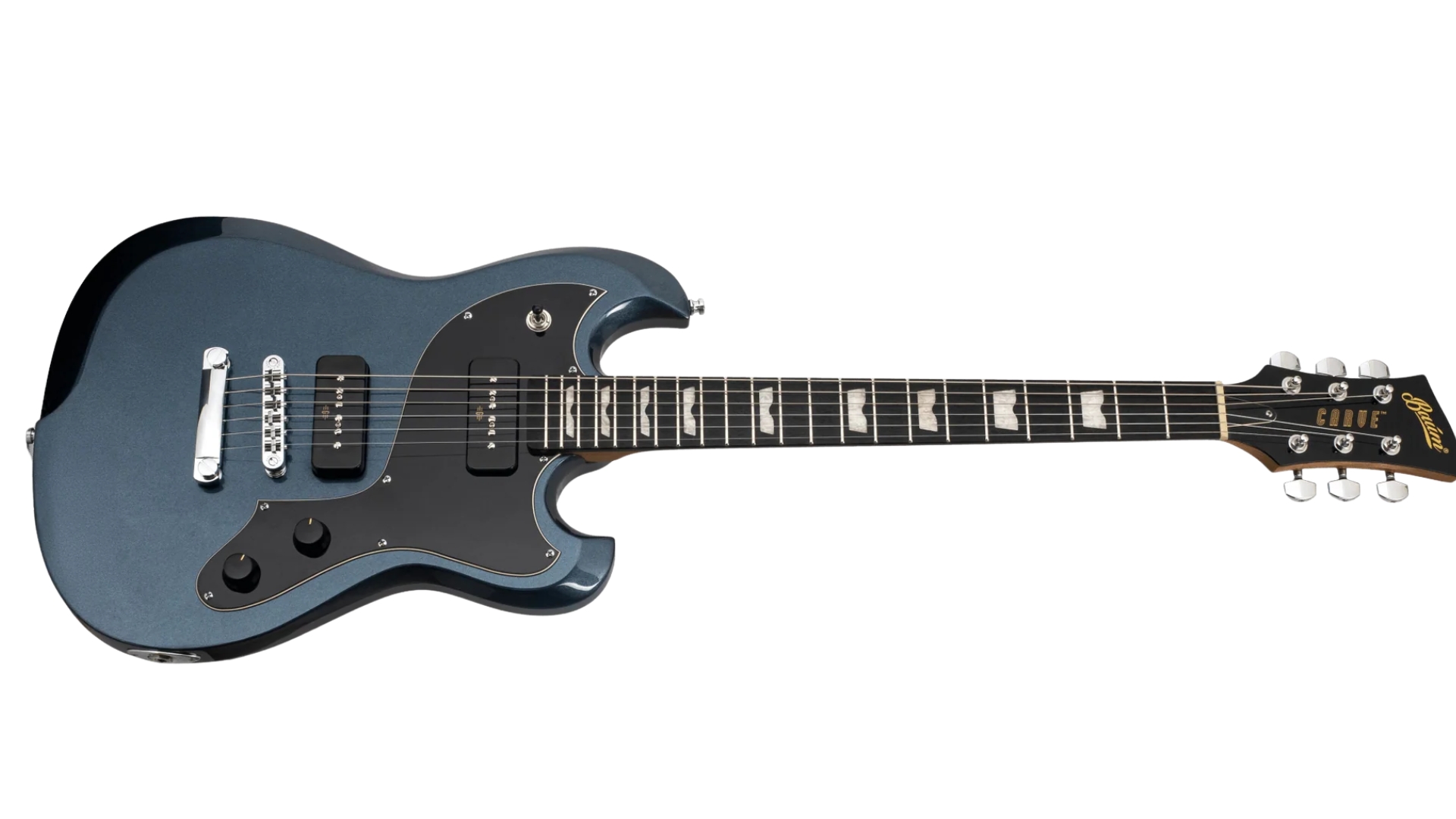 A Baum Carve electric guitar