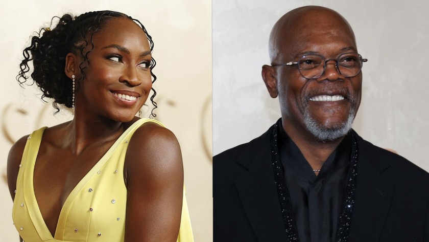 Coco Gauff and Samuel L Jackson on Oscars red carpet 