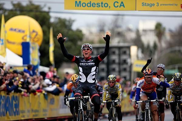 Thor Hushovd took Cervelo's first win ever in the 2009 Tour of California.