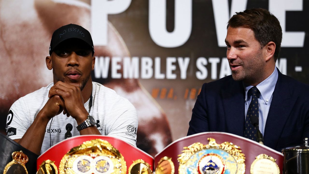 Anthony Joshua vs. Alexander Povetkin boxing Wembley Eddie Hearn