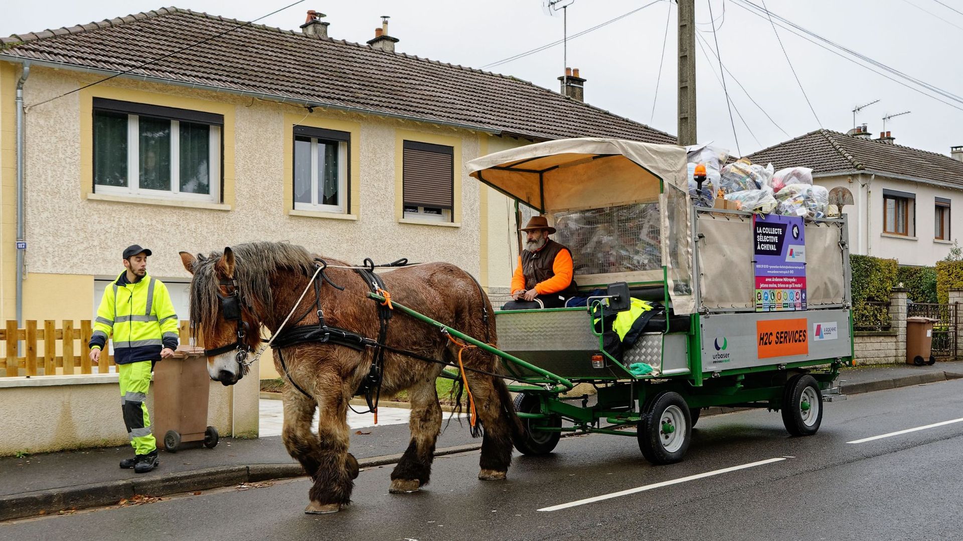French town divided over horsedrawn bin lorries The Week