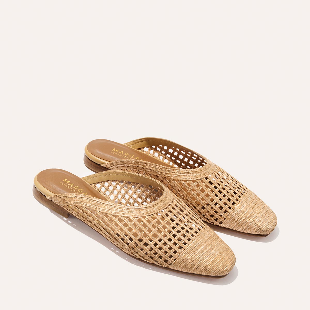 The Clara - Natural Grid Raffia