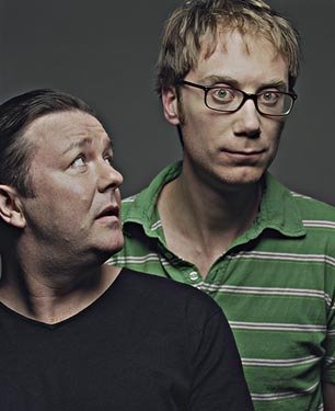 Ricky Gervais and Stephen Merchant