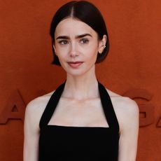 Lily Collins brought her black Herm&egrave;s Birkin bag to the 2026 French Open