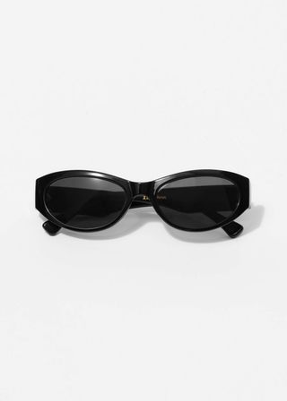 Oval Cat-Eye Sunglasses