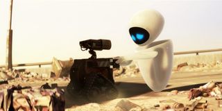 EVE attempting to restore WALL-E's memory
