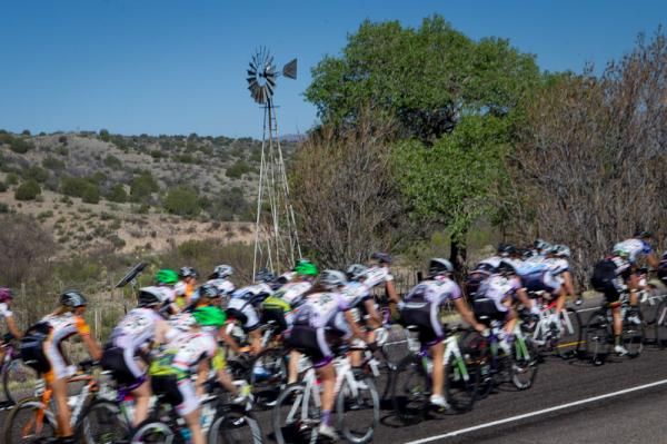 Women along the route in the Gila Wilderness.