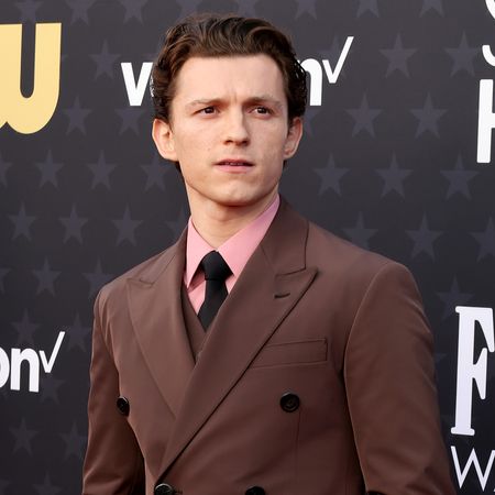 Tom Holland attends the 29th Annual Critics Choice Awards at Barker Hangar on January 14, 2024 in Santa Monica, California