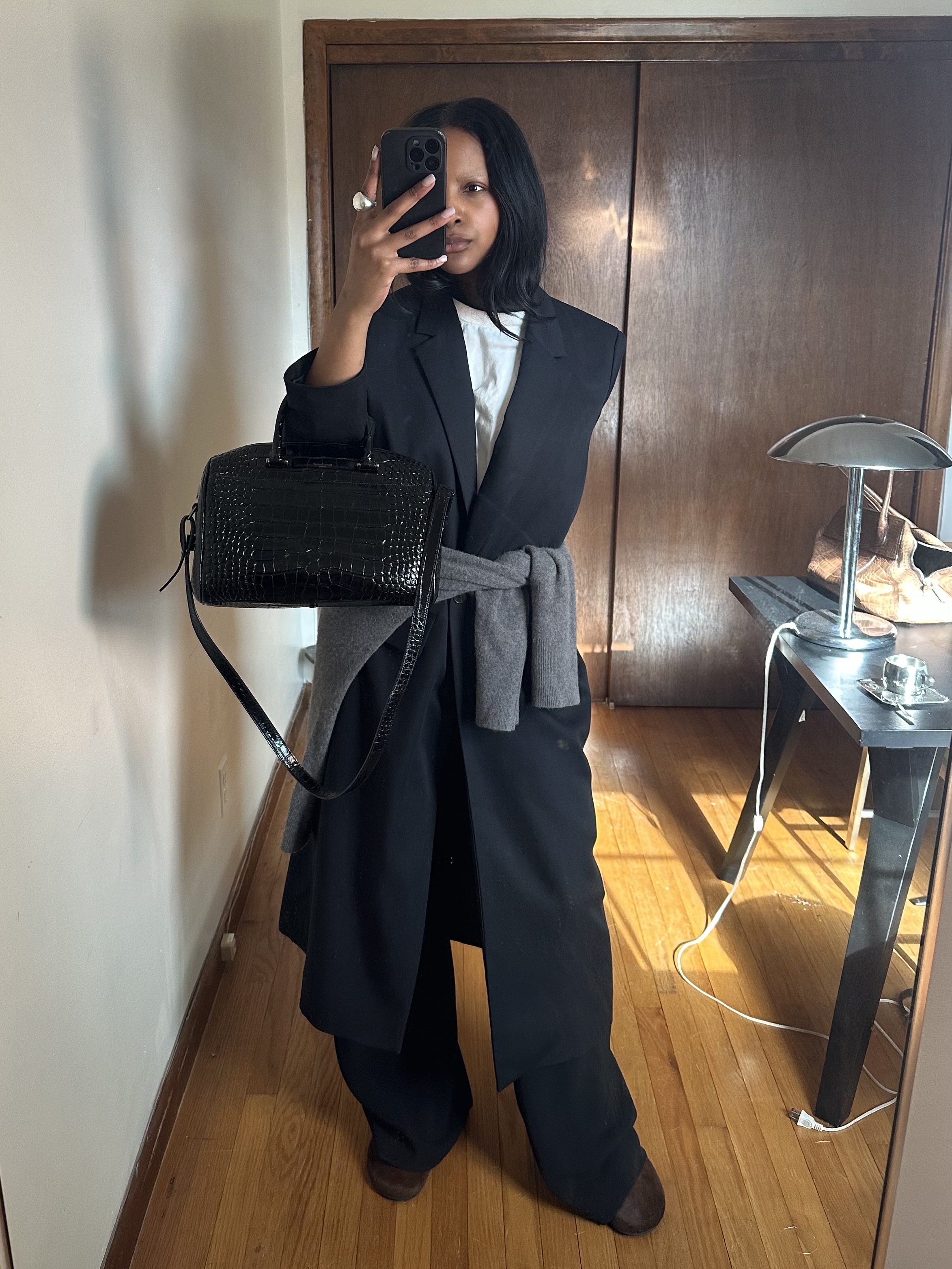 Maya Moore wearing coats