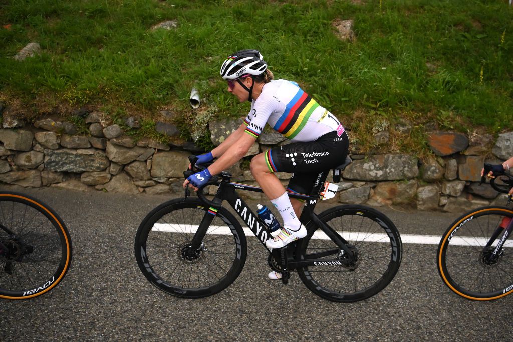 The ascent of the Tourmalet on stage 7 of the Tour de France Femmes