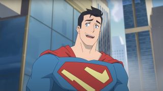 Jack Quaid's animated Superman from My Adventures with Superman