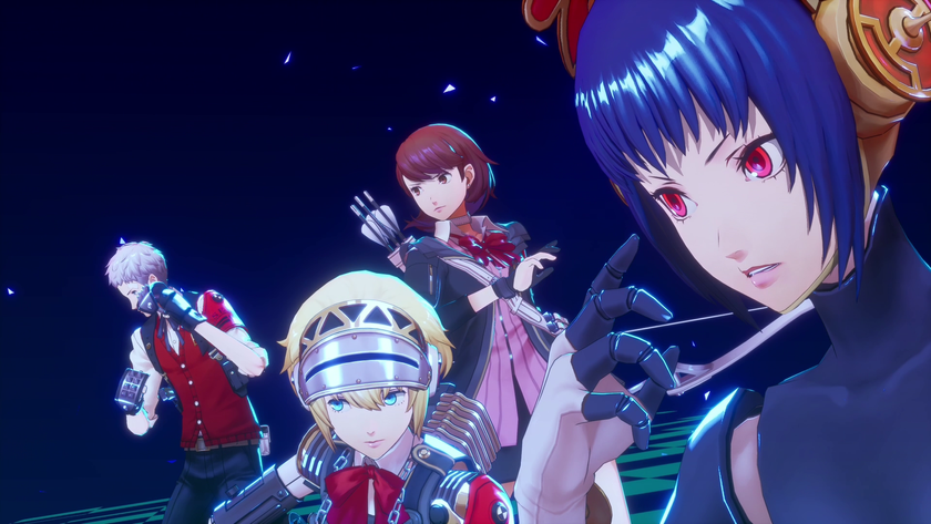 A party consisting of Metis, Aigis, Yukari, and Akihiko prepare for an all-out attack.