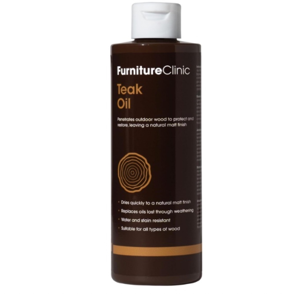 Furniture Clinic Teal Oil for Outdoor Wood, Natural Matt Finish, 500ml