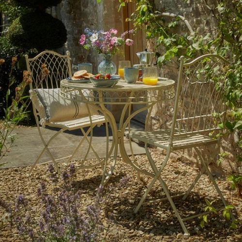 Cox &amp;amp; Cox, Ardenne Bistro Set - Cream