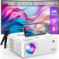 [6D/4P/4K] Projector with WiFi and Bluetooth, Electric Keystone 15000L VISSPL 5G 4K Supported Projector - Save 54% on Amazon Prime Day
