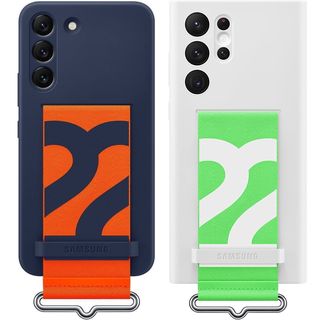 Galaxy S22 Series Silicone Cover with Strap