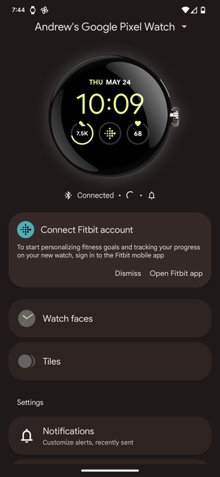 Set up Fitbit for Pixel Watch