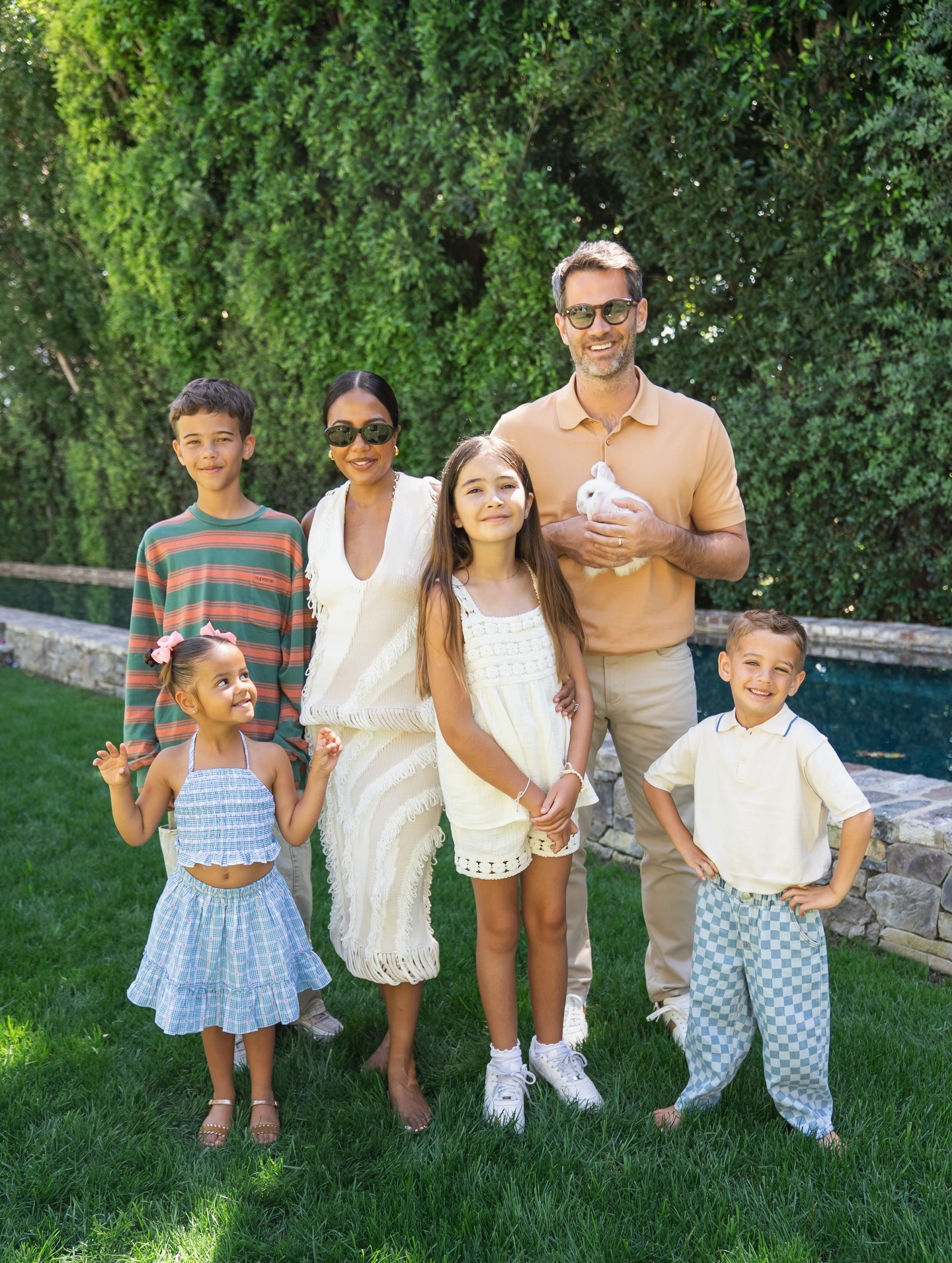 photo of Emma Grede with her family