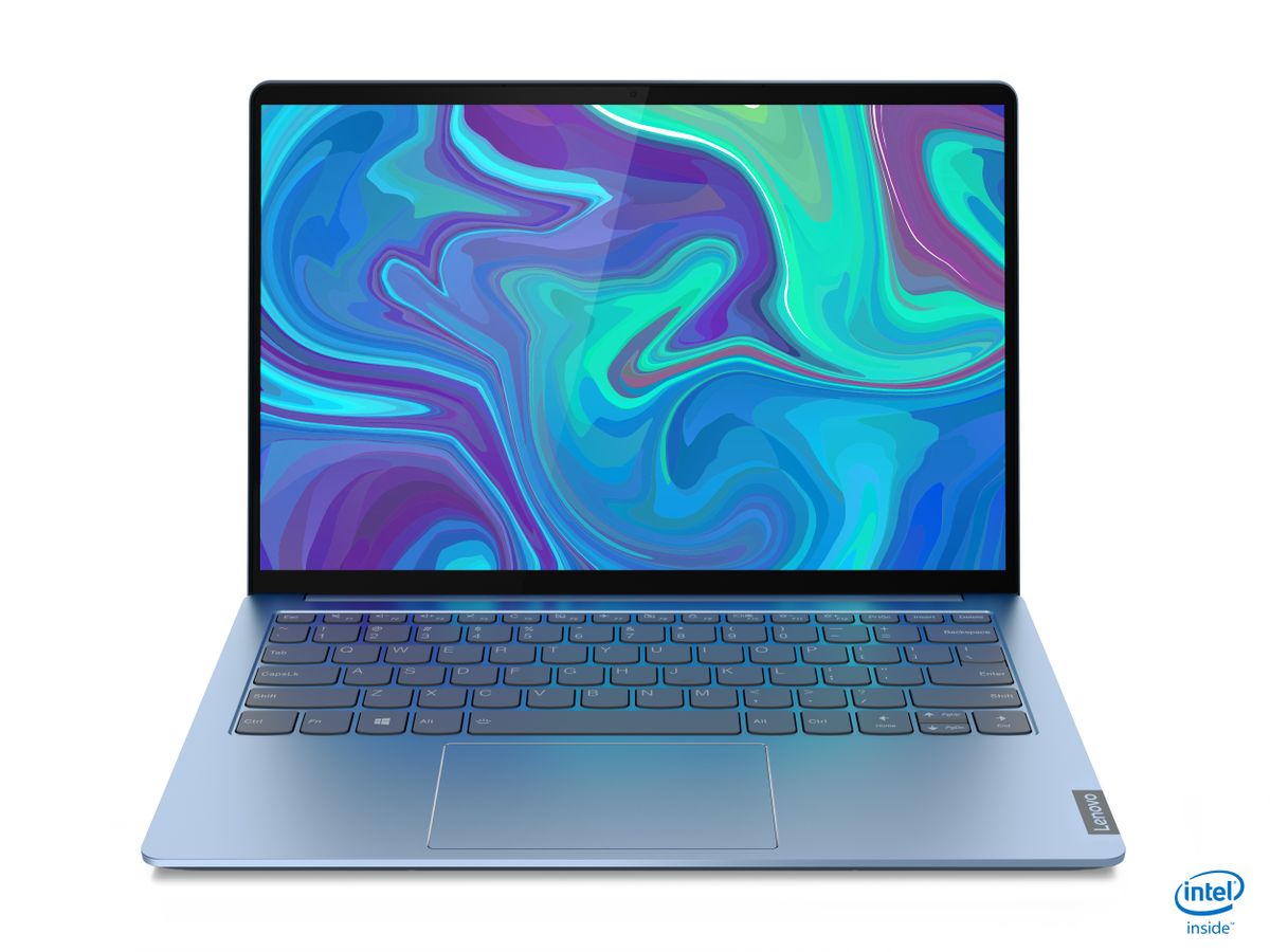 The Lenovo IdeaPad S540 in "ice blue."