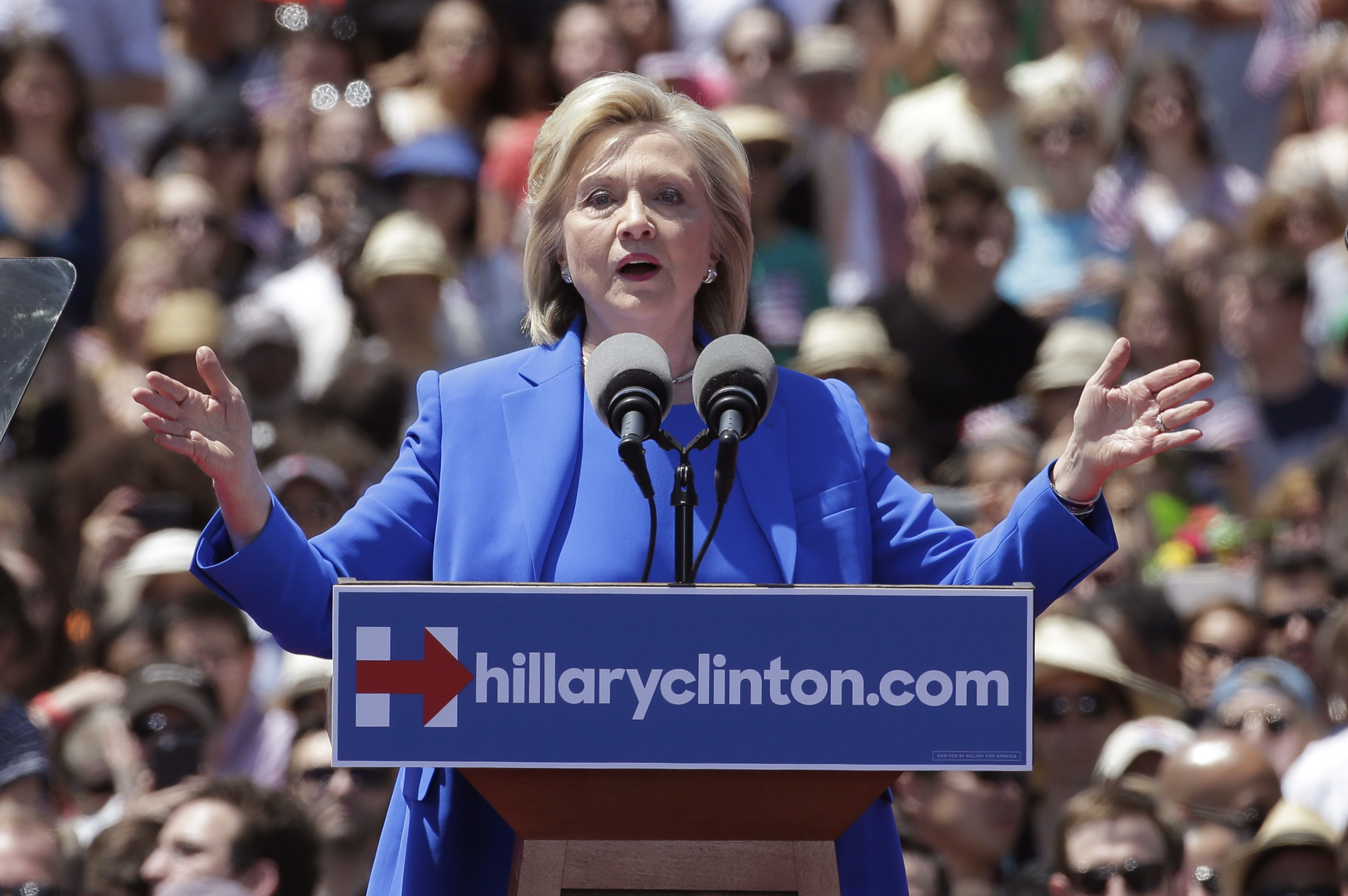 Hillary Clinton Kicks Off Campaign With Rousing Populist Speech The Week