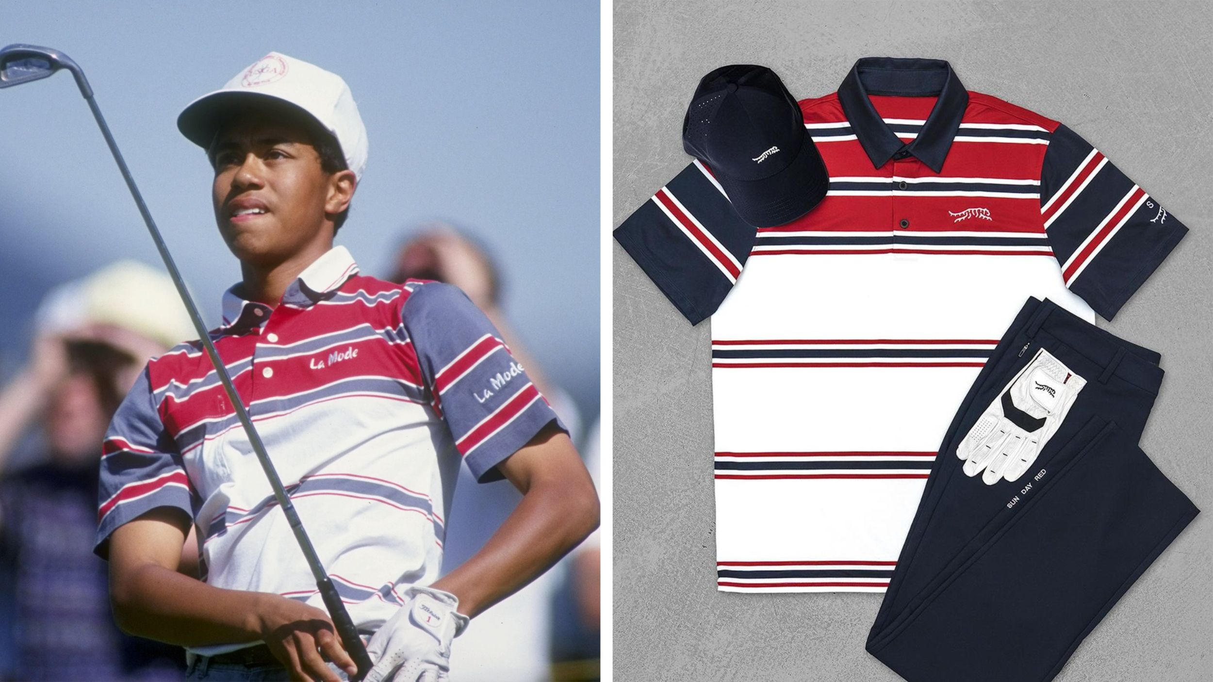 Tiger Woods Sun Day Red Polo A Nod To 1992 PGA Tour Debut At