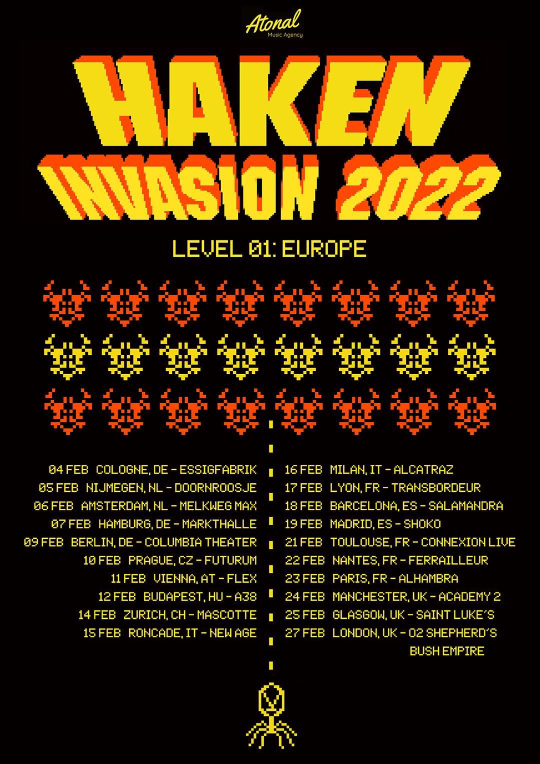 haken tour 2022